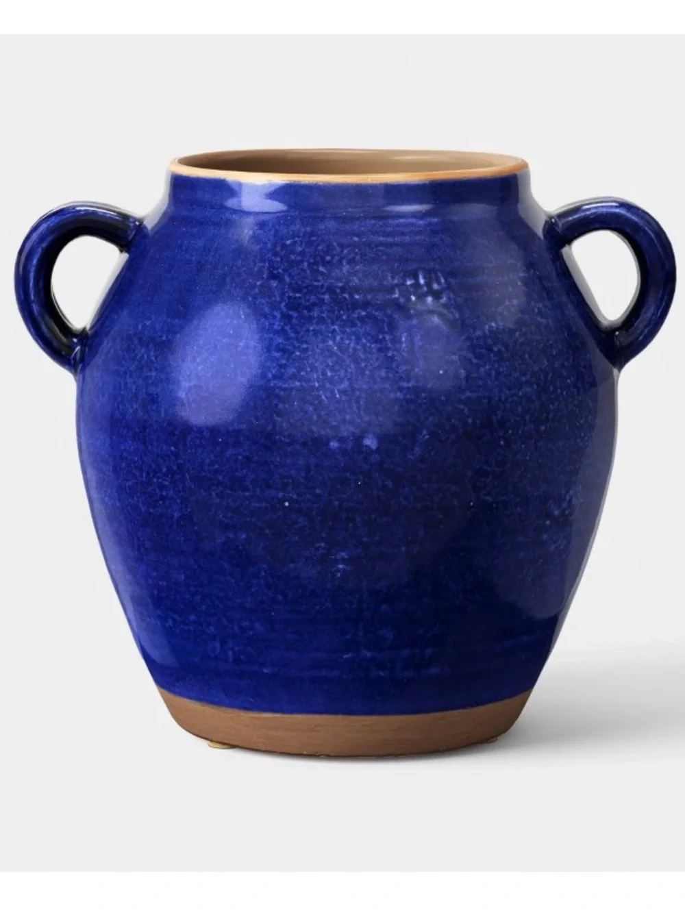 Medium Tuscan Ceramic Handled Vase Blue - Threshold™